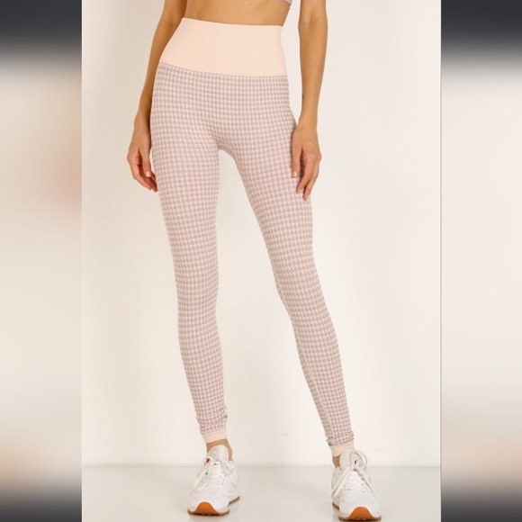 Varley Houndstooth Leggings Size Small/Medium - Picture 3 of 9